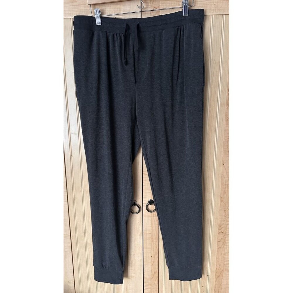 Mens FRESH CLEAN THREADS~CharcoalGray JOGGER Lounge PANTS‎ size 2XL XXL